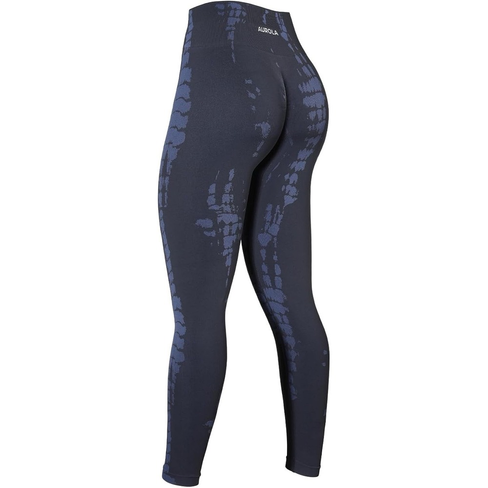 AUROLA Serpent Snake Seamless Scrunch Workout Sz XS Active Yoga Purple Gray